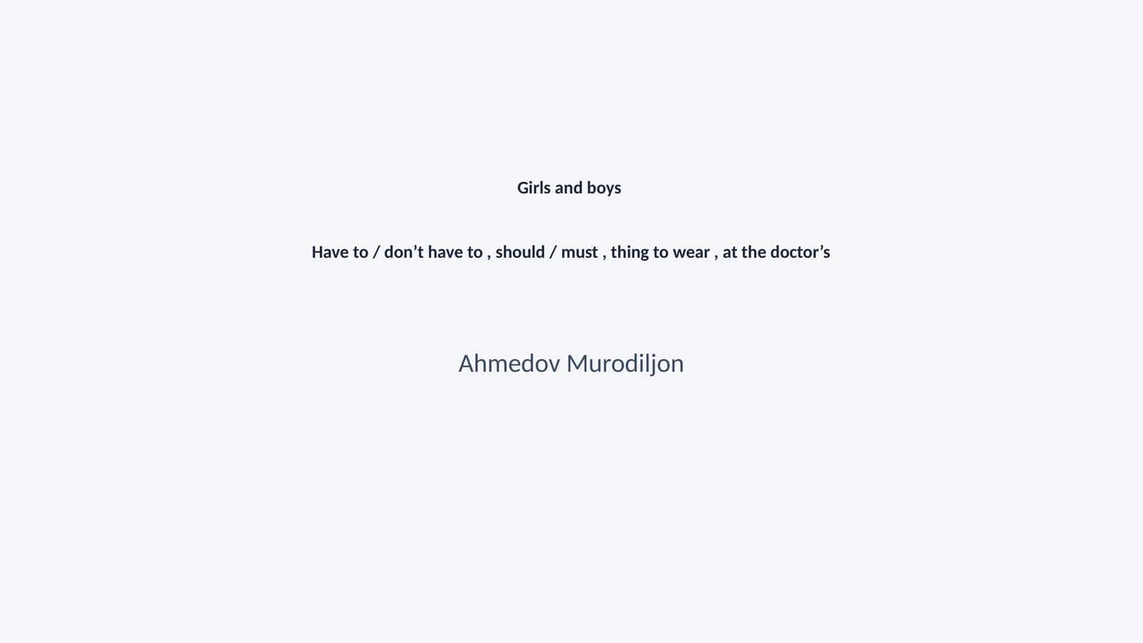 Ahmedov Murodiljon 1