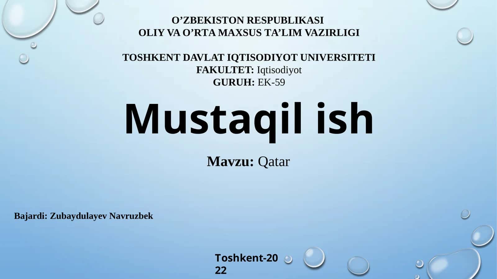 Mustaqilish 1