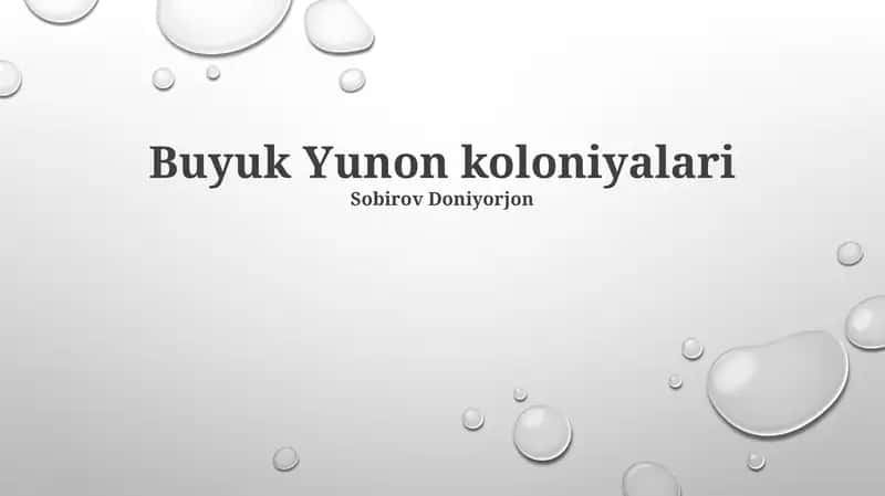 Buyuk yunon koloniyalari 1