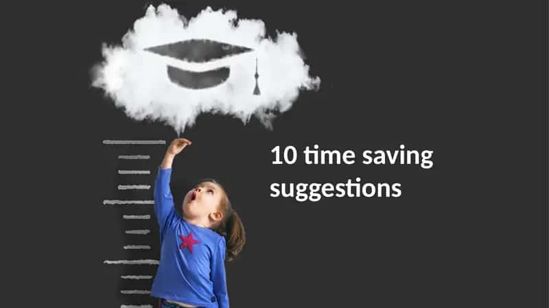 10 time saving suggestions 1