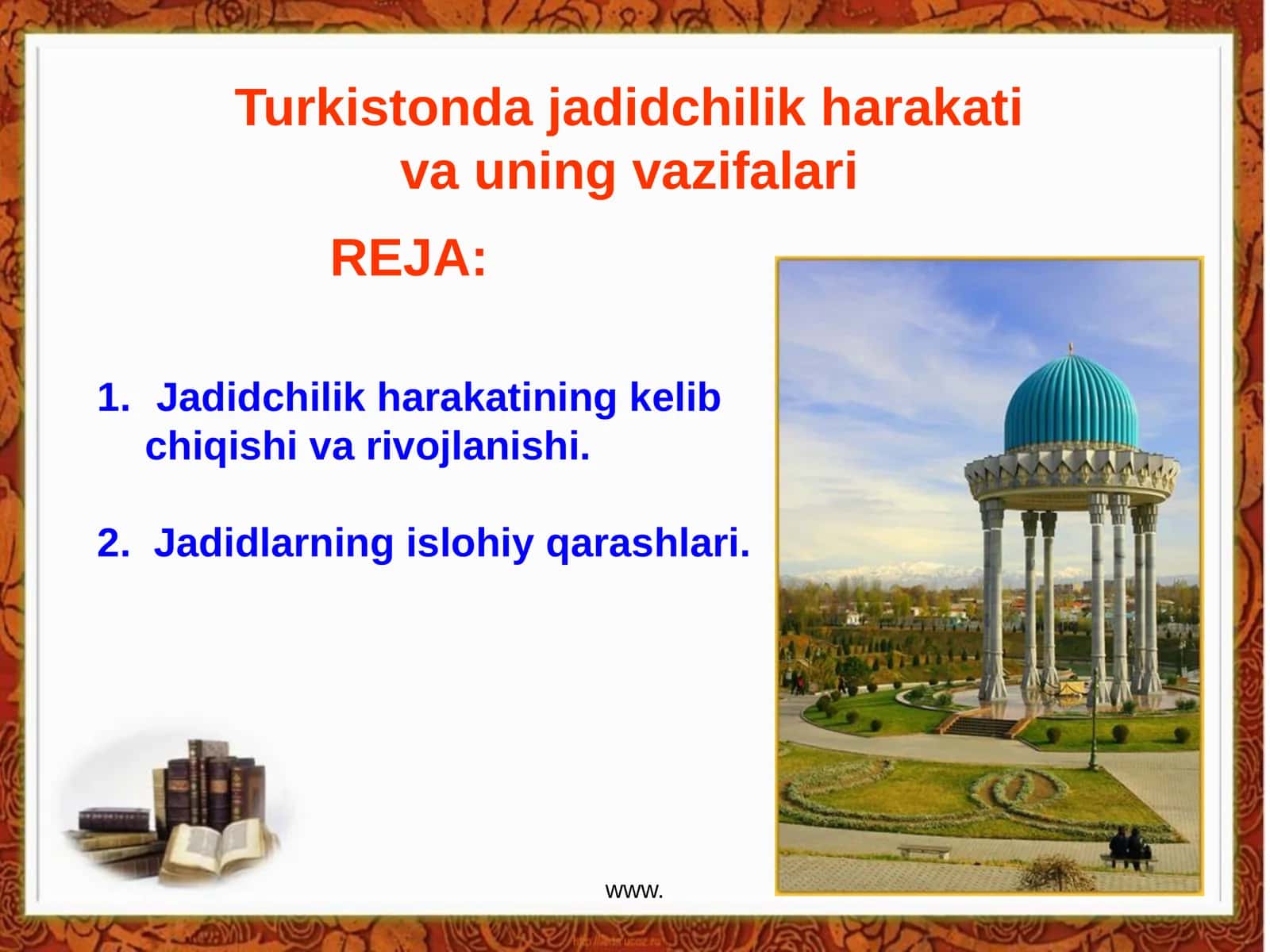 Jadidlik Harakati Turkistonda 1