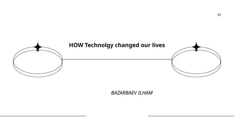 HOW Technolgy changed our lives 1