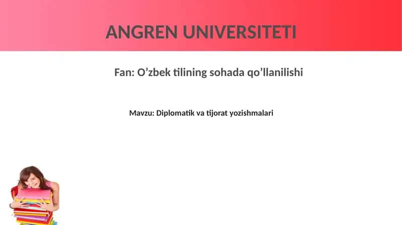 Diplomatik yozishmalar 1