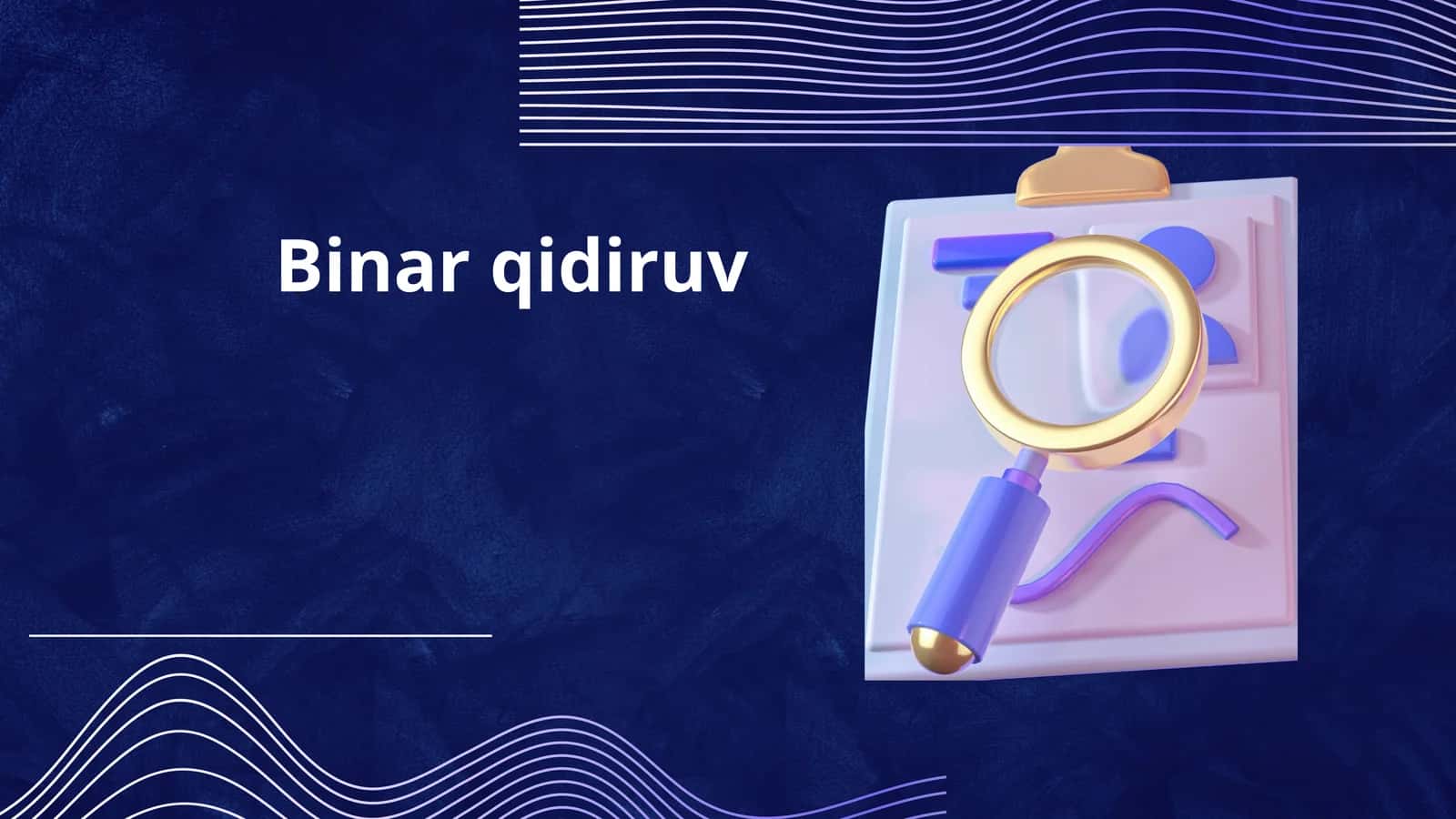 Binar qidiruv 1