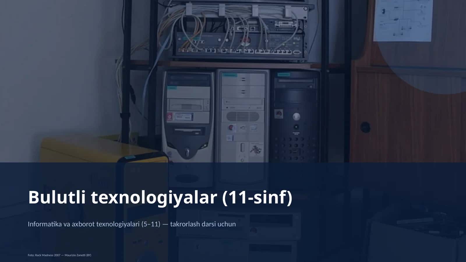 Bulutli texnologiyalar (11-sinf) 1