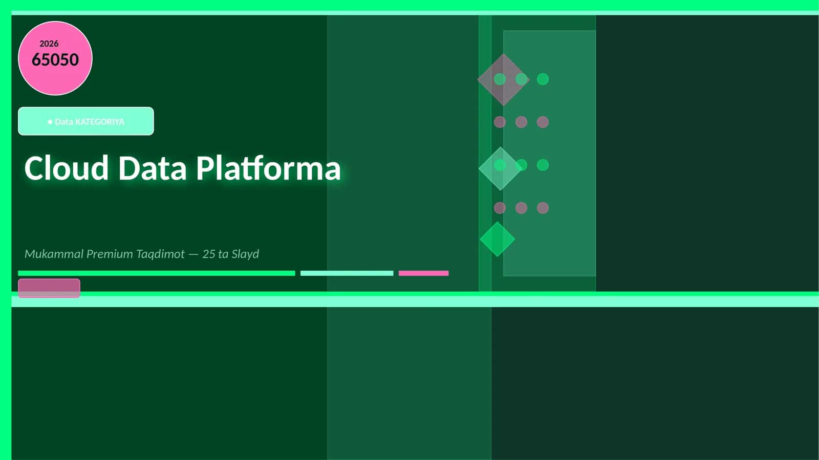 Data KATEGORIYA Cloud Data Platforma 1