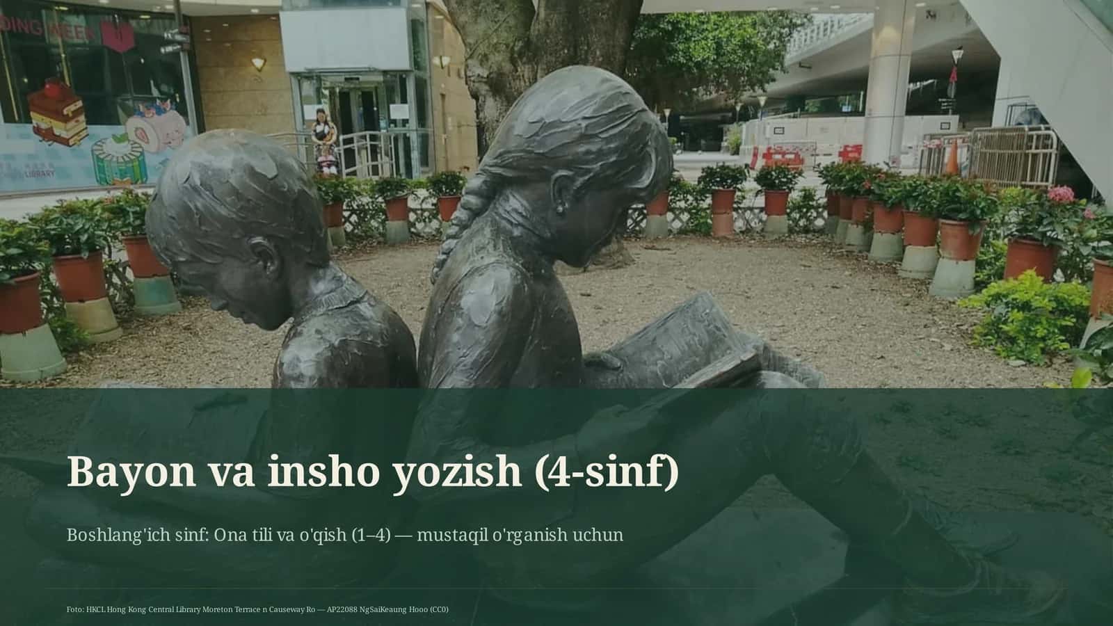 Bayon va insho yozish (4-sinf) 1