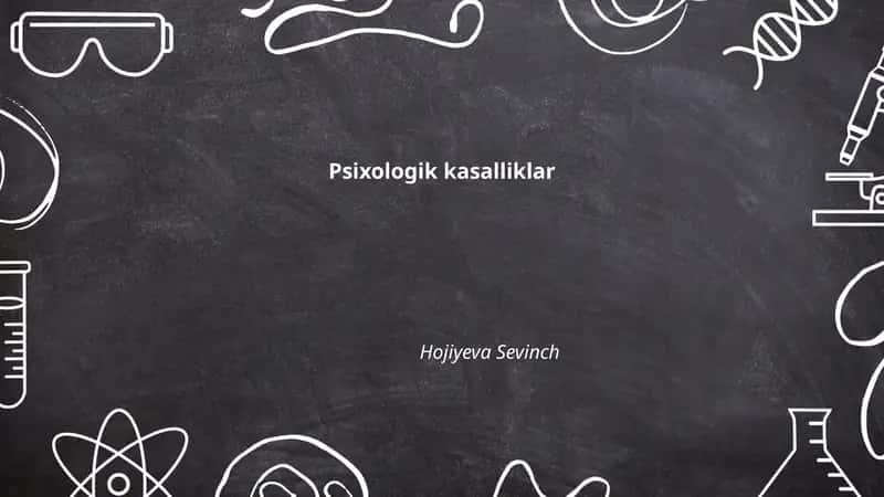 Psixologik kasalliklar 1
