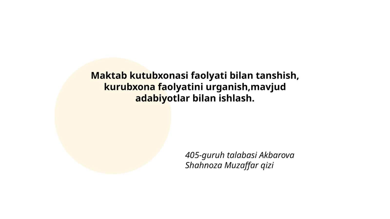 Maktab kutubxonasi faolyati 1