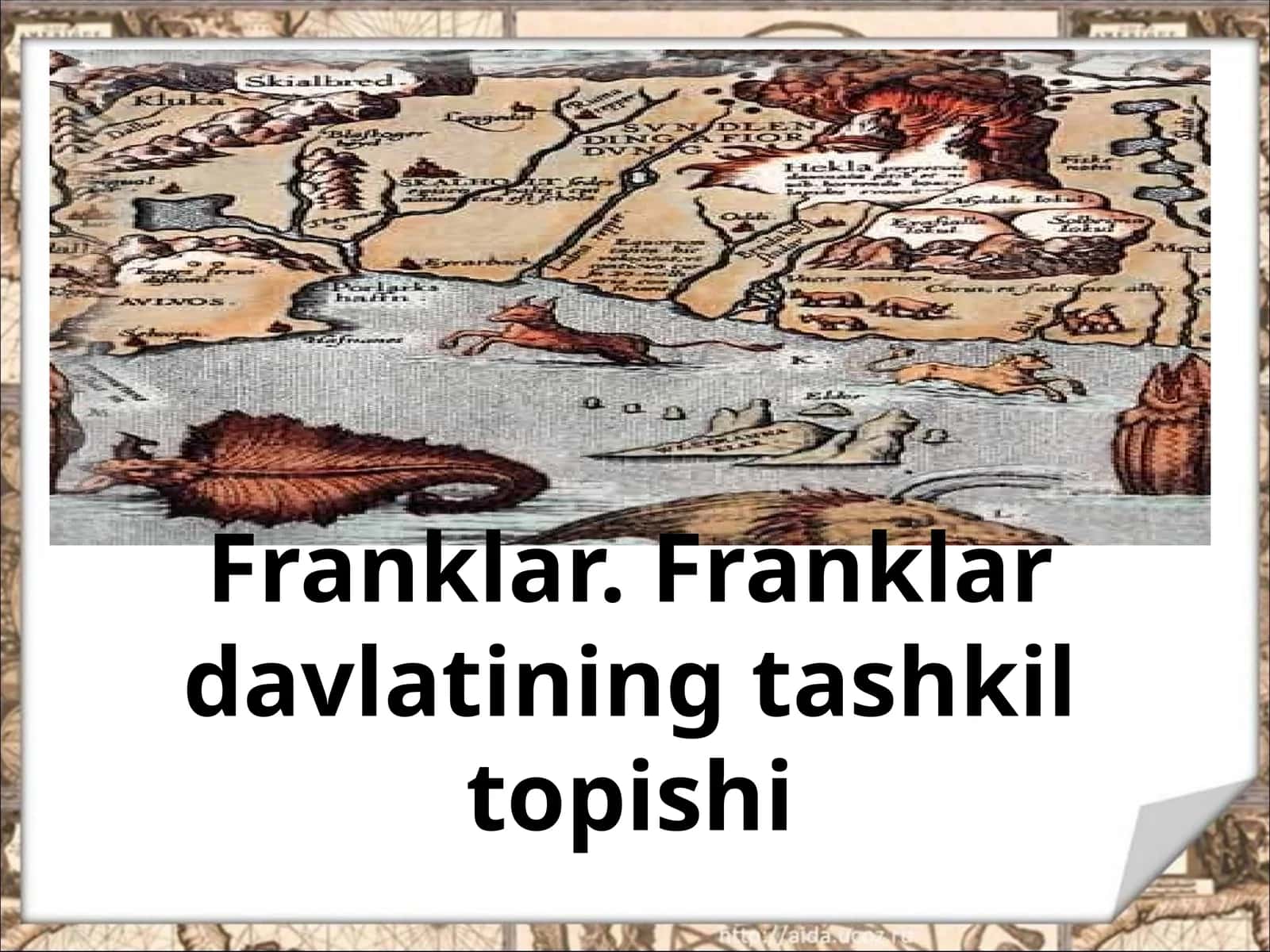Franklar davlati  7- sinf jahon 1