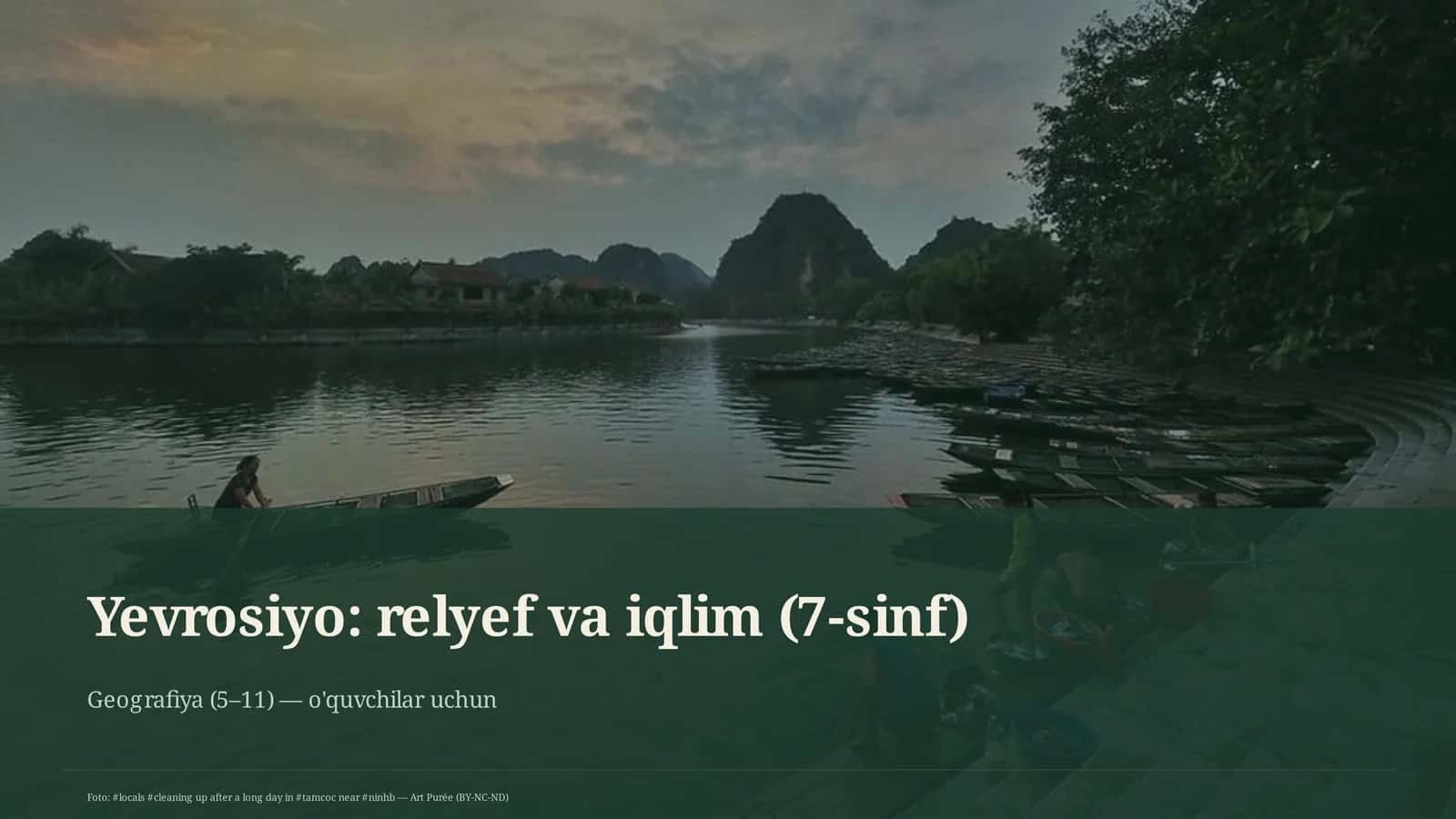 Yevrosiyo: relyef va iqlim (7-sinf) 1