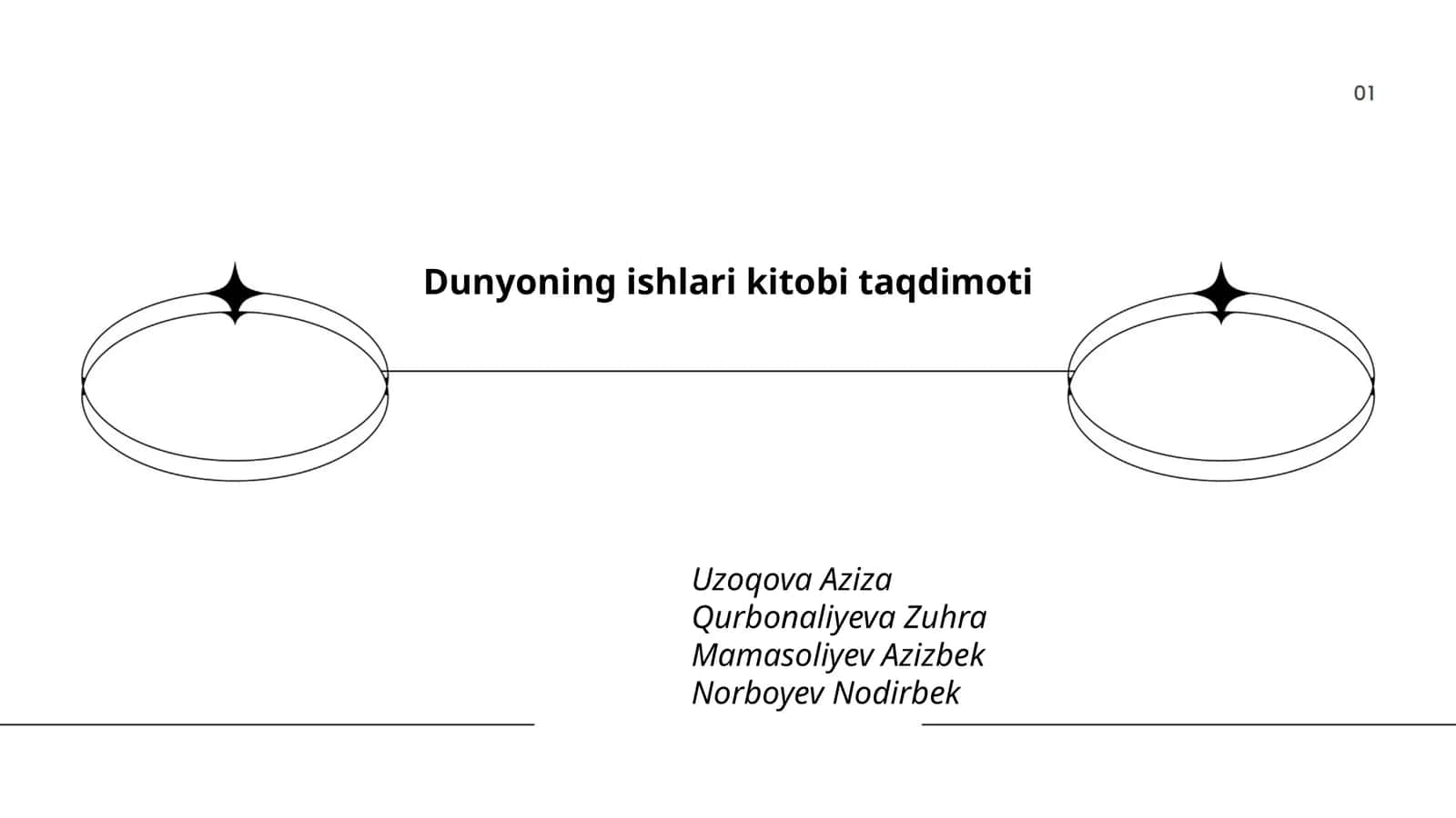 Dunyoning ishlari kitobi taqdimoti 1
