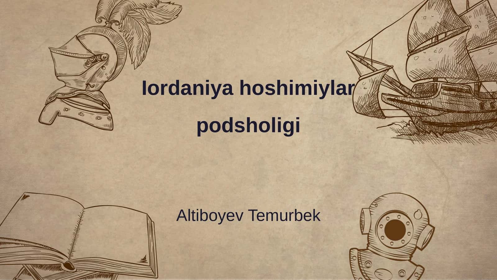 Iordaniya hoshimiylar podsholigi 1