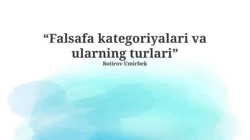 Estetika 1