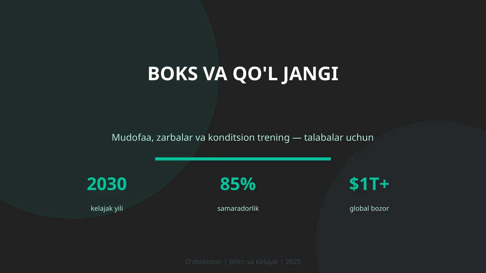 Boks va qo'l jangi 1