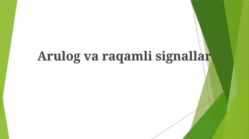 Arulogvaraqamlisignallar 1