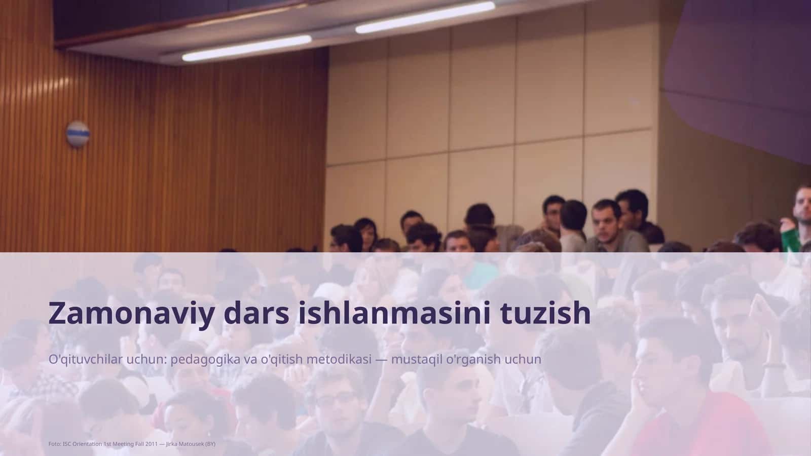 Zamonaviy dars ishlanmasini tuzish 1