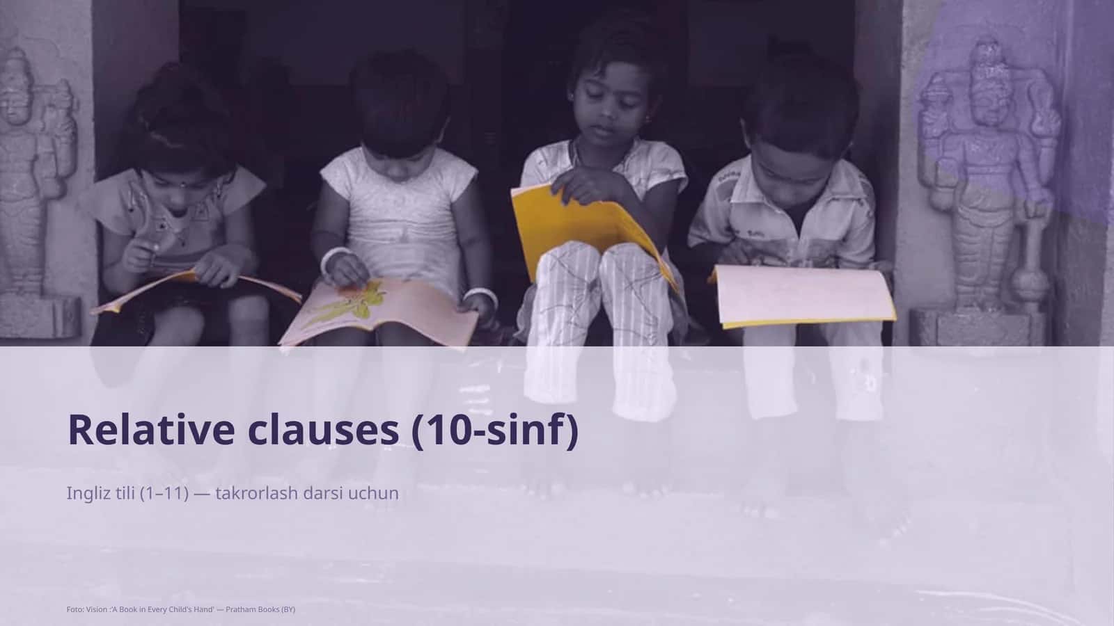 Relative clauses (10-sinf) 1