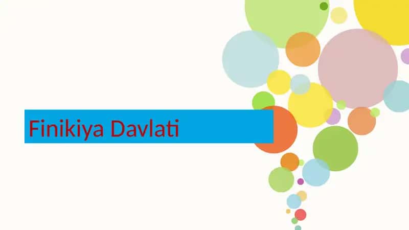 FinikiyaDavlati 1