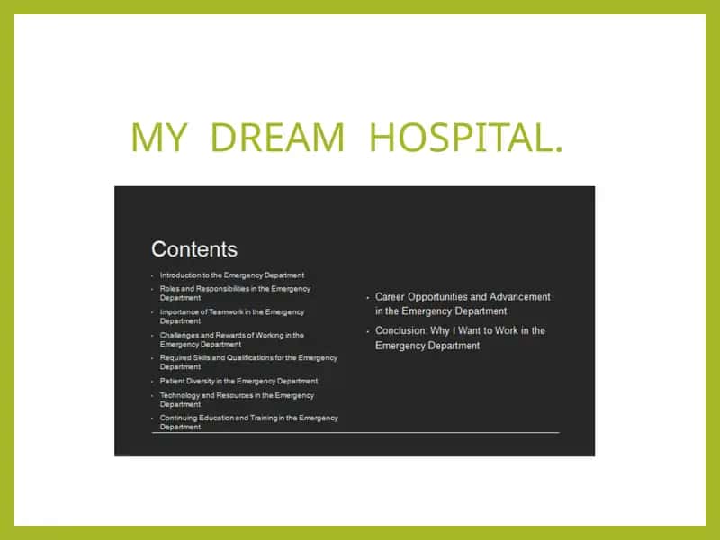 MY  DREAM  HOSPITAL. 1