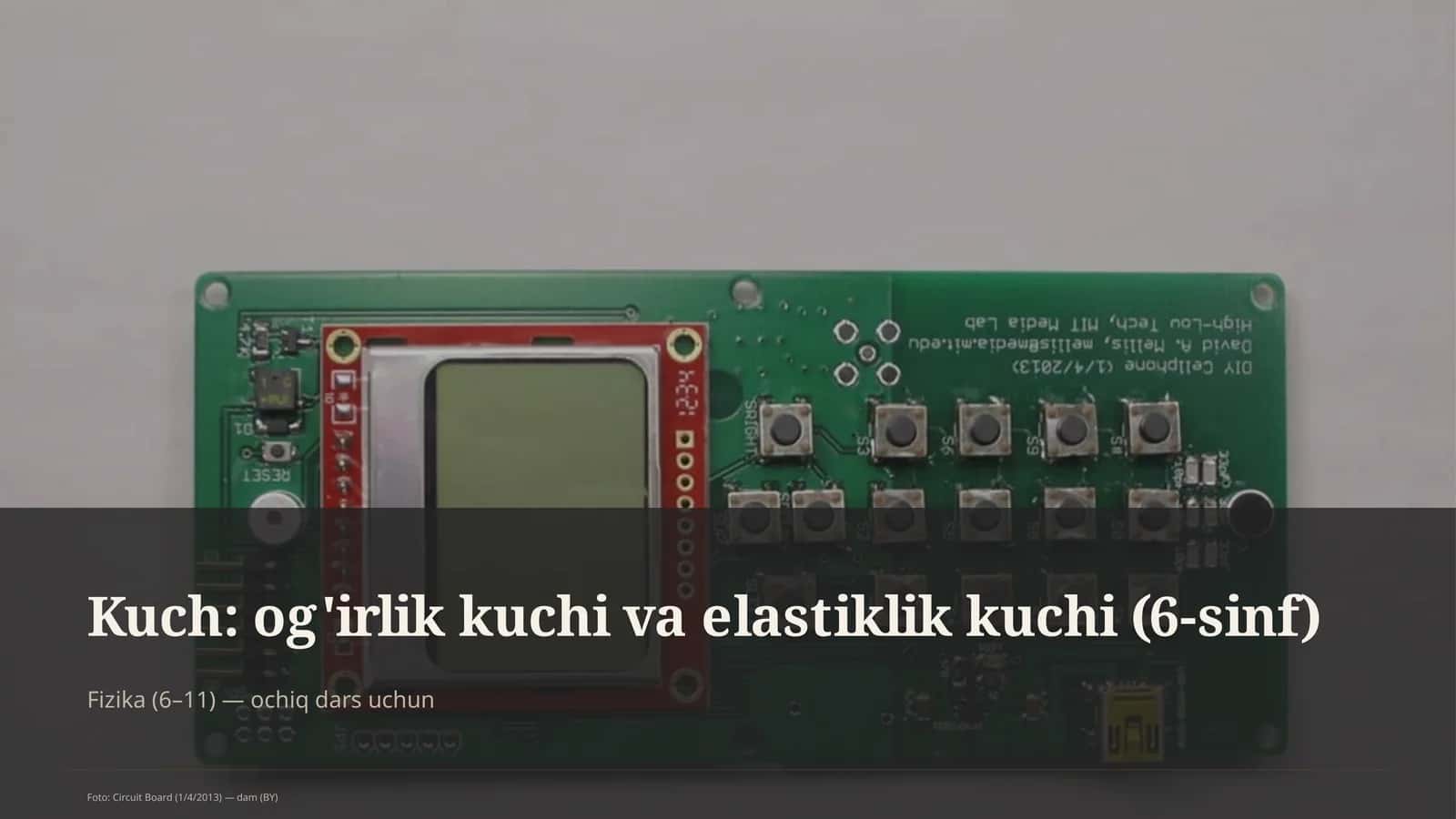 Fizika (6-sinf) 1