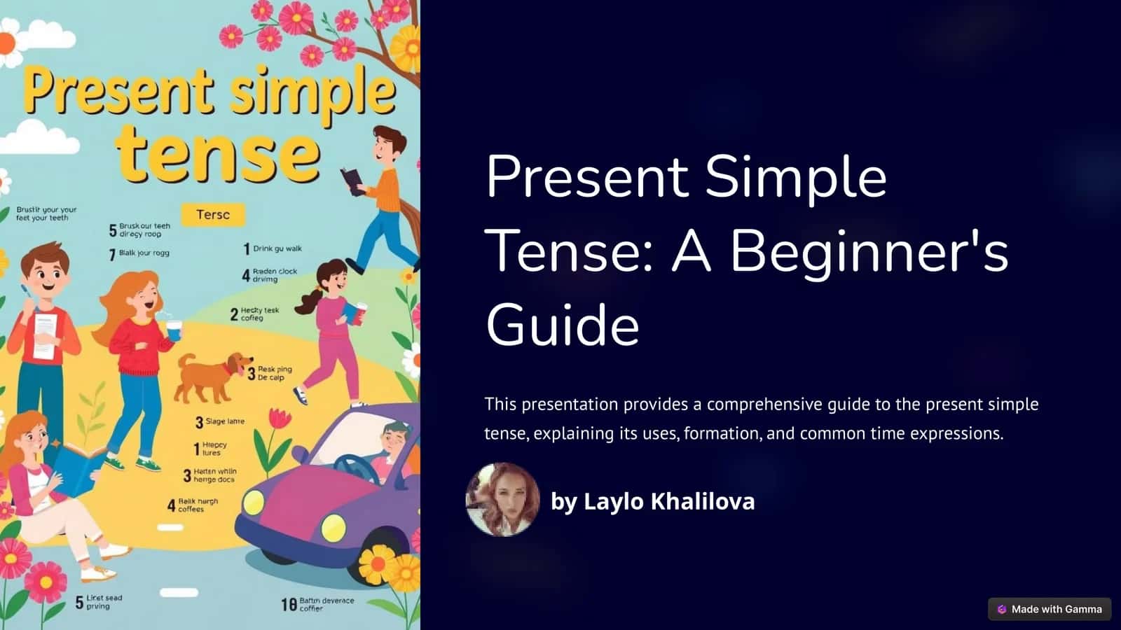 Present Simple Tense: A Beginner's Guide 1