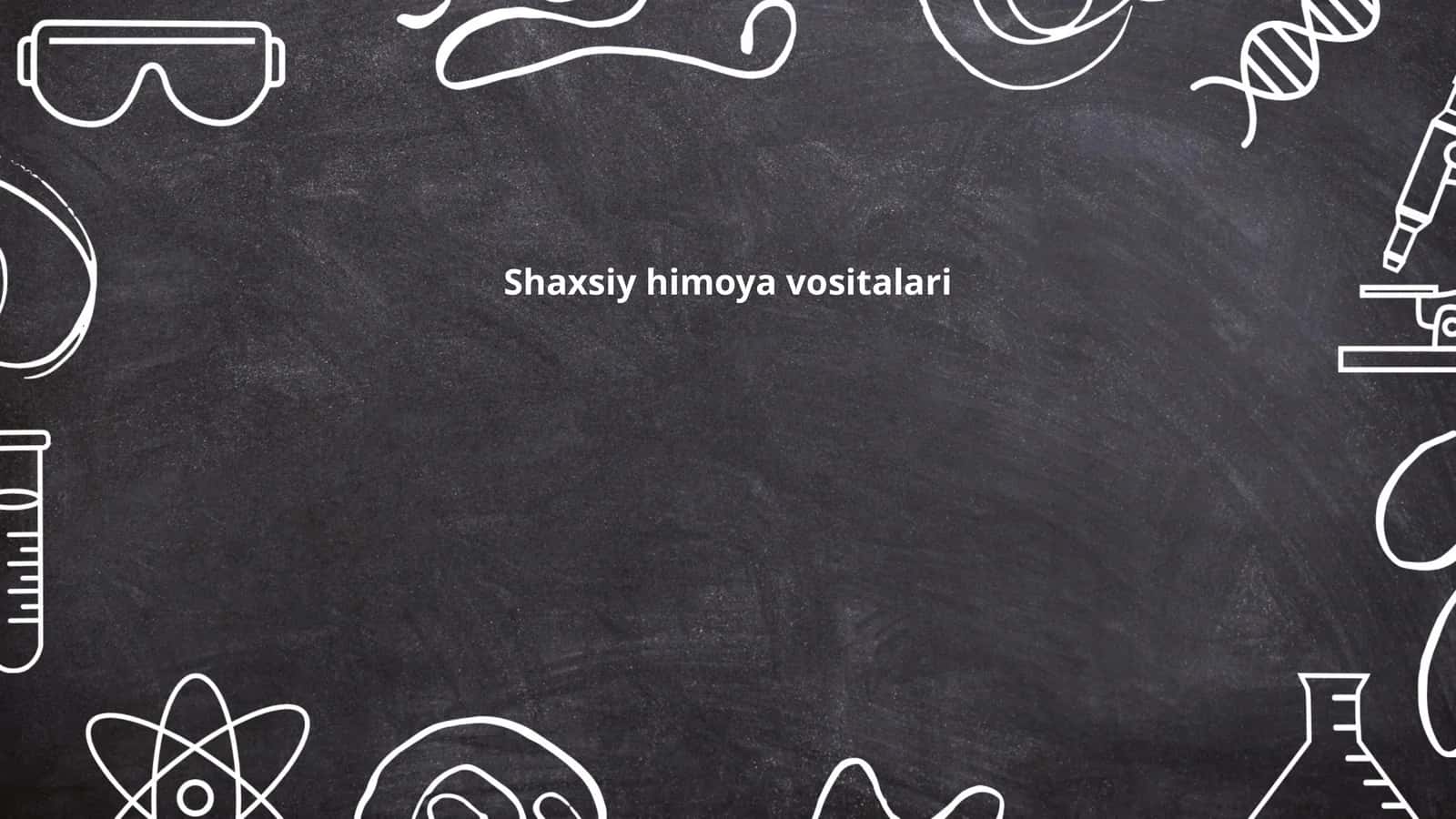 Shaxsiy himoya vositalari 1