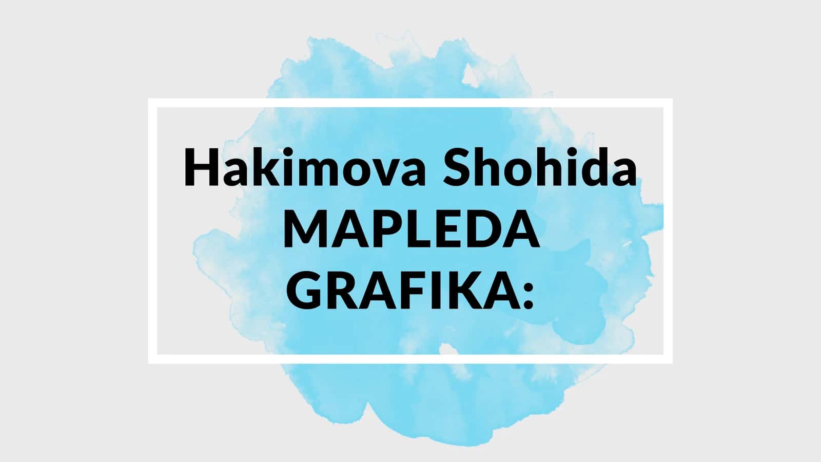 MAPLEDA GRAFIKA 1