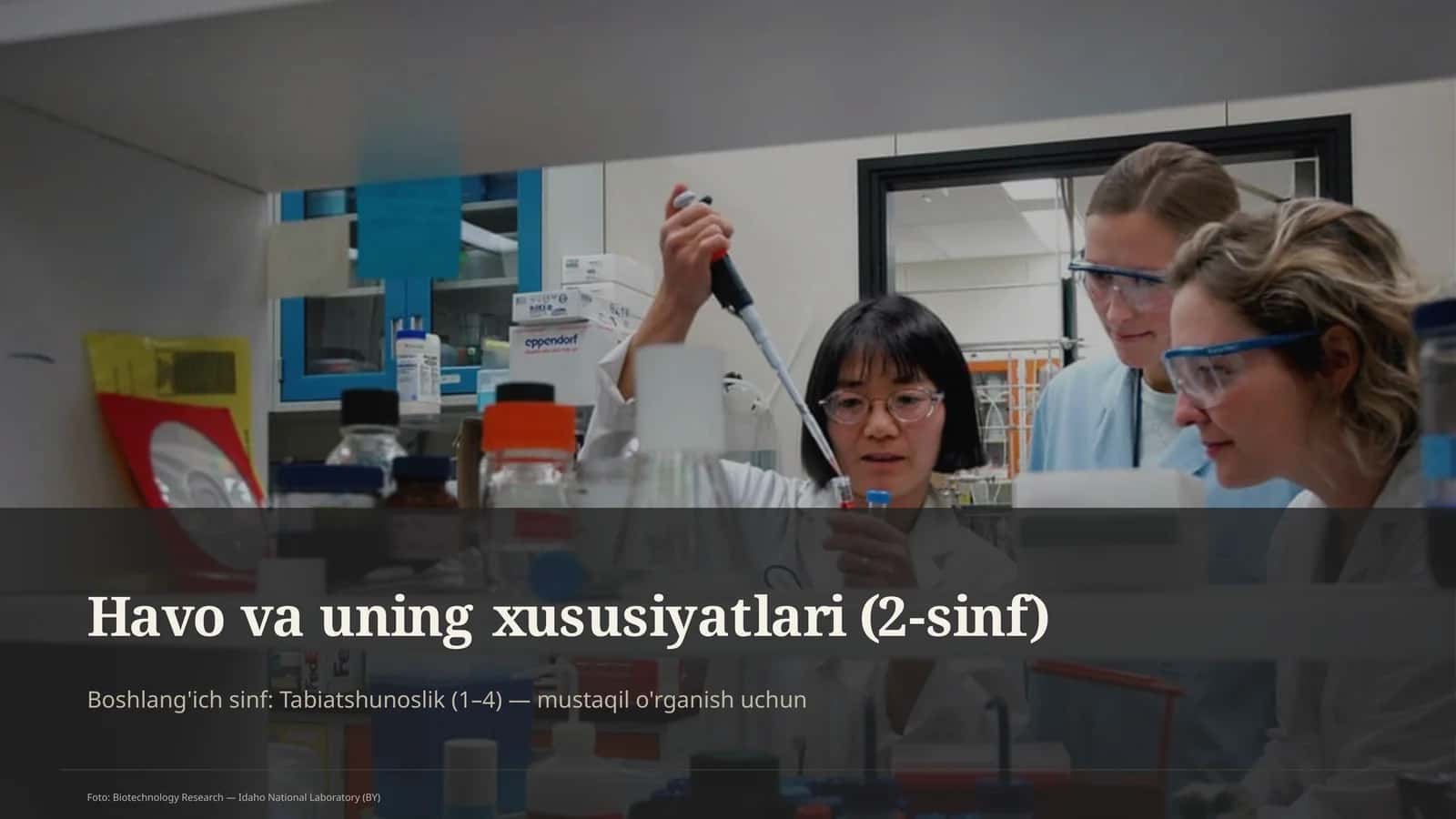 Havo va uning xususiyatlari (2-sinf) 1