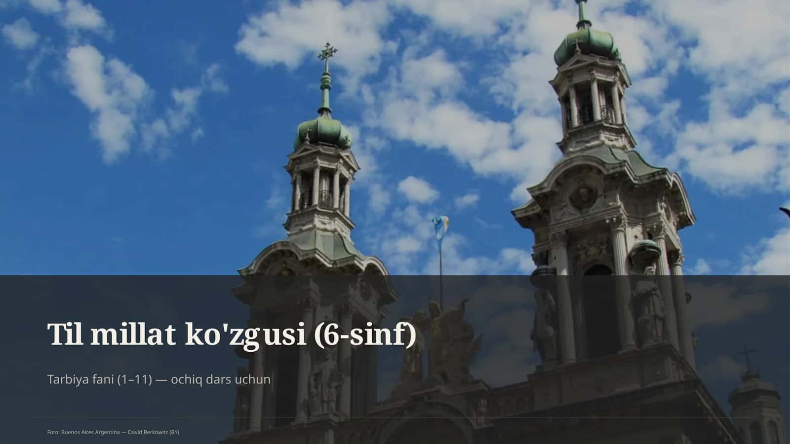 Til millat ko'zgusi (6-sinf) 1