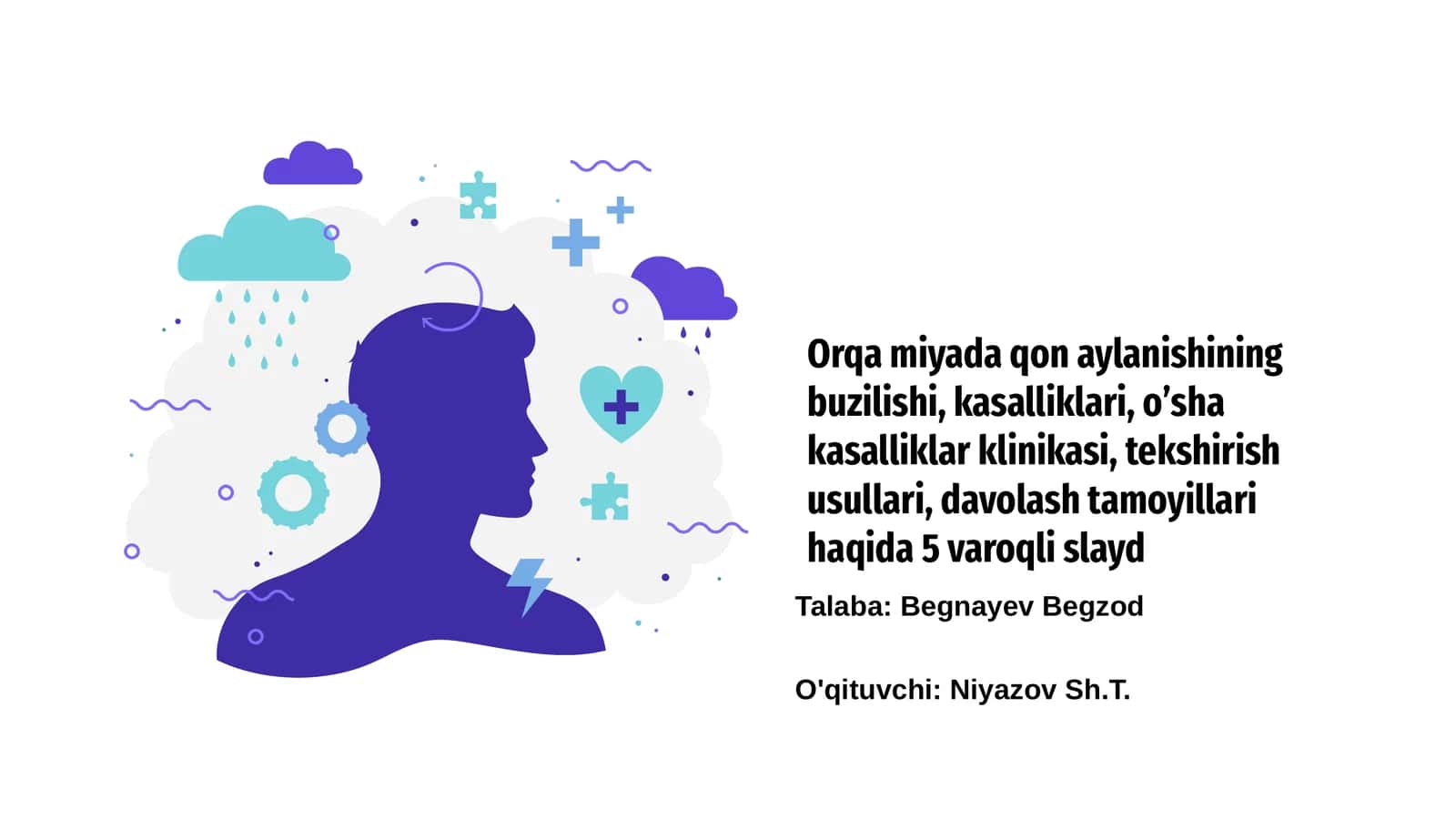 Orqa miyada qon aylanishining buzilishi 1