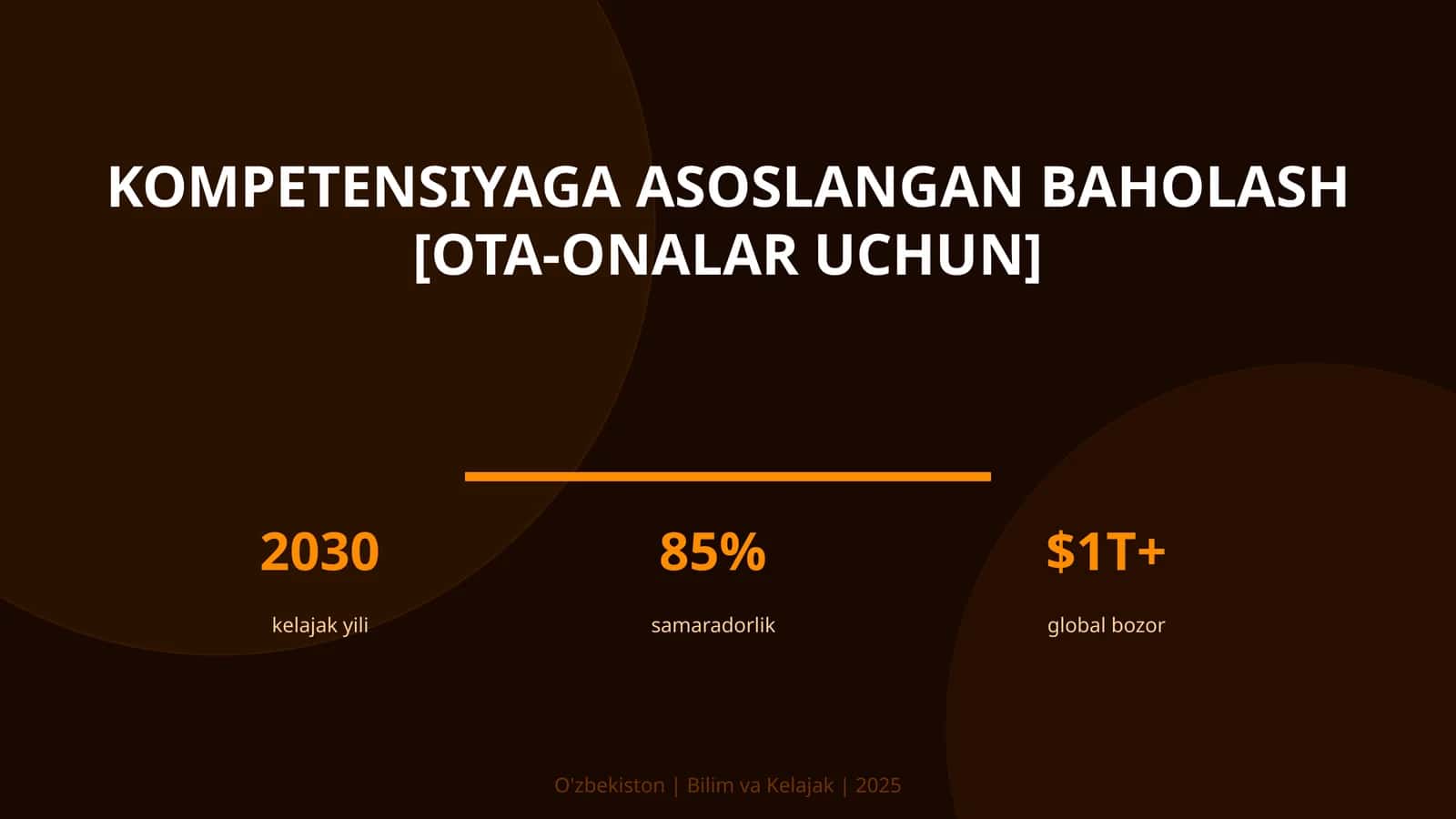 Kompetensiyaga asoslangan baholash [ota-onalar uchun] 1