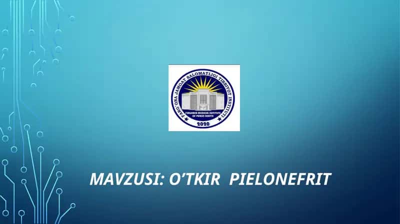 O’tkir Pielonefrit 1