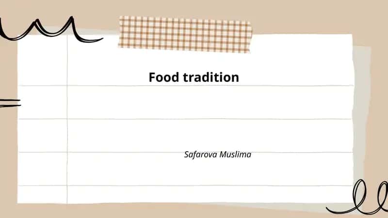 Food tradition 1