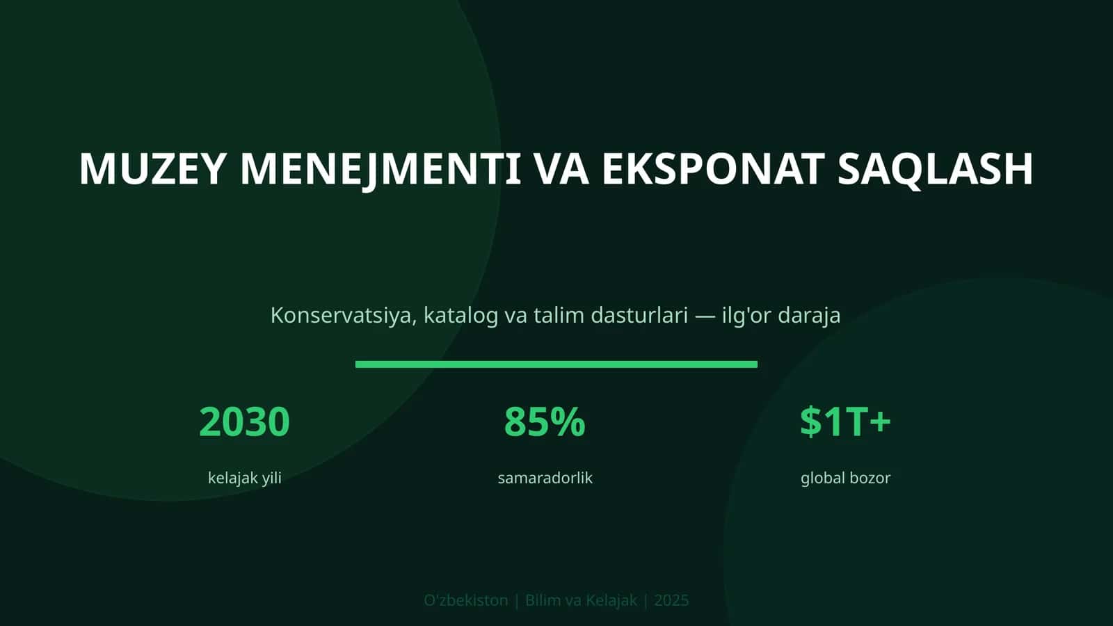 Muzey Menejmenti va Ekspozat Saqlash 1
