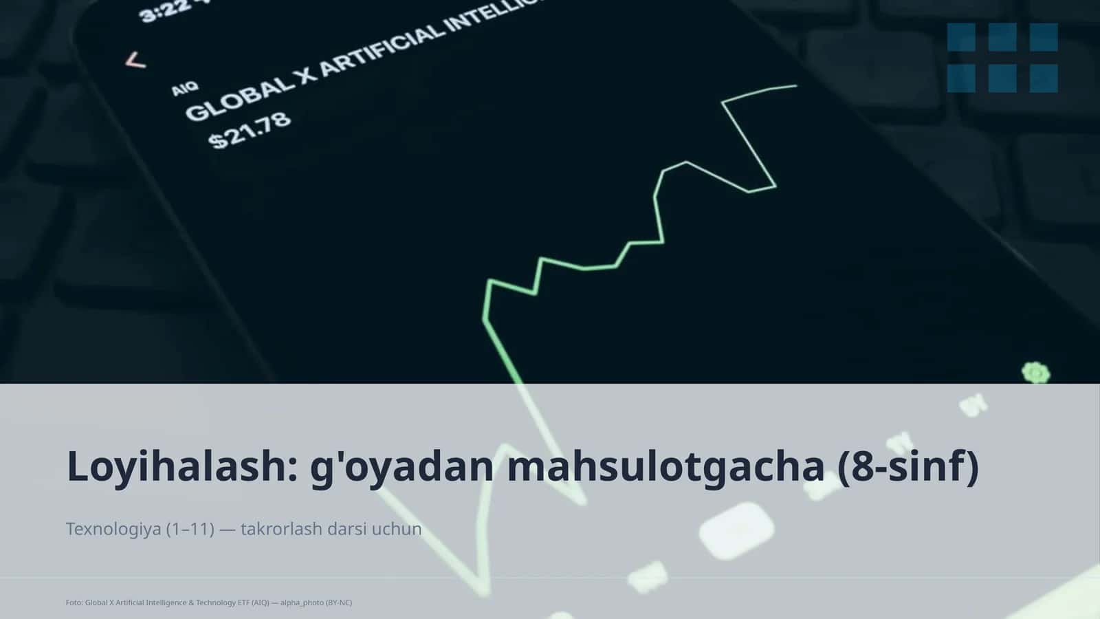 Loyihalash: g'oyadan mahsulotgacha (8-sinf) 1