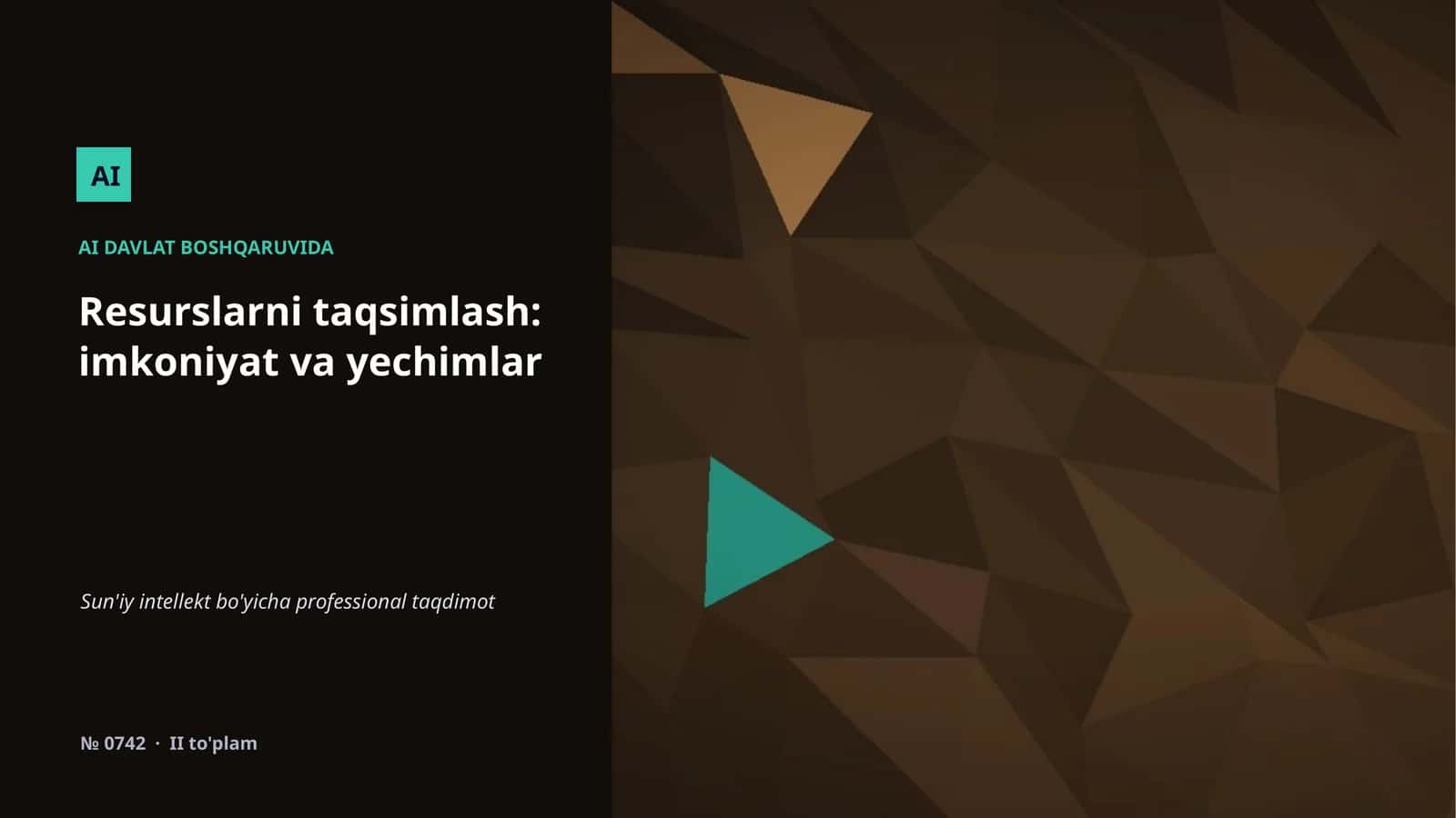 AI DAVLAT BOSHQARUVIDA 1