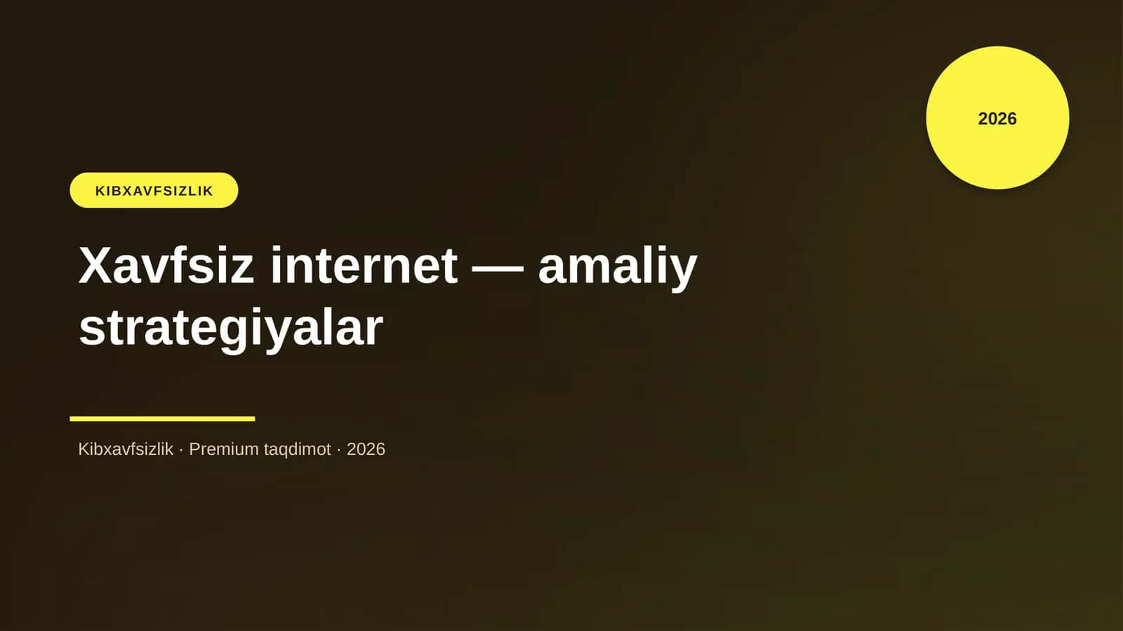 Xavfsiz internet — amaliy strategiyalar 1
