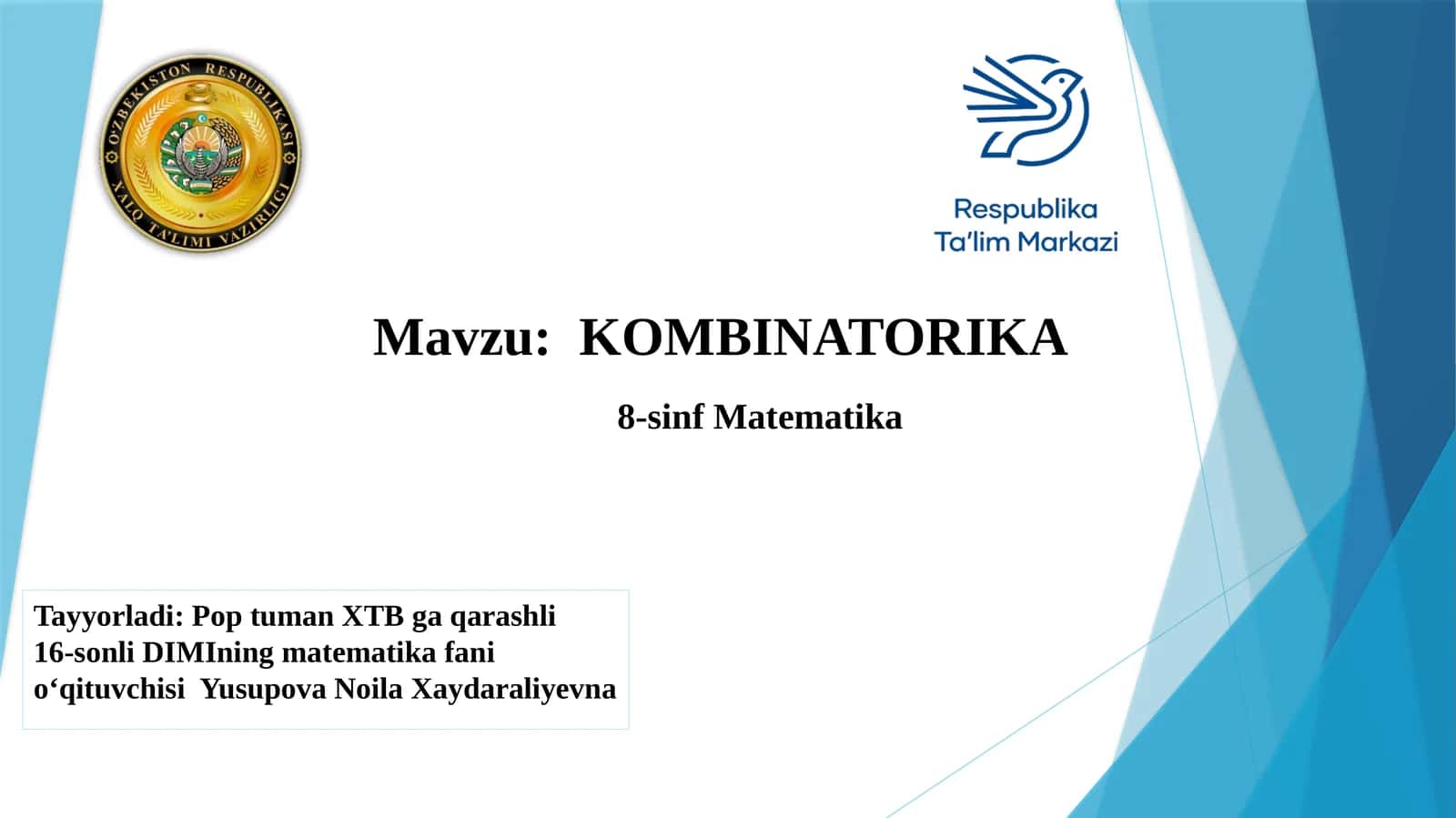 KOMBINATORIKA 1