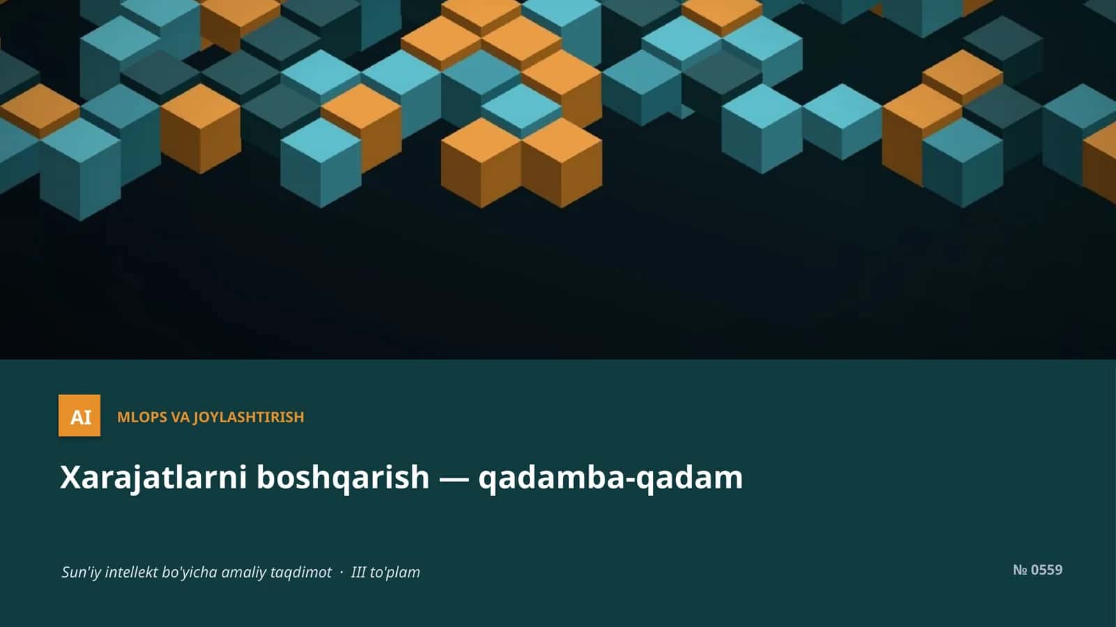 MLOPS VA JOYLASHTIRISH 1