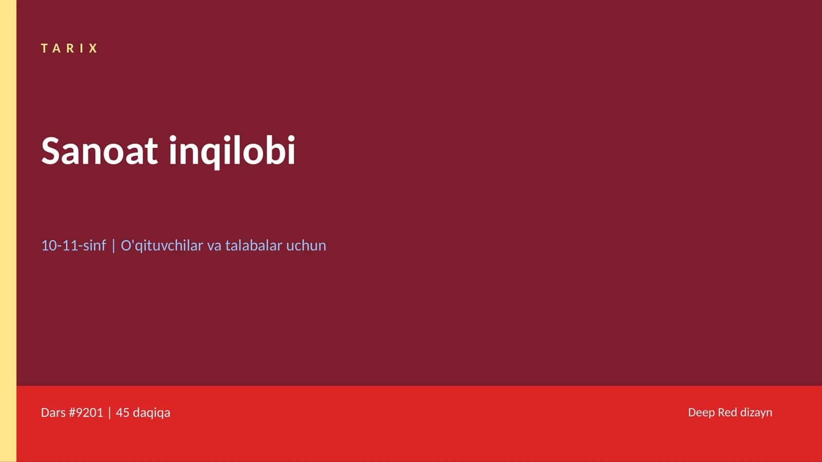 Sanoat inqilobi 1