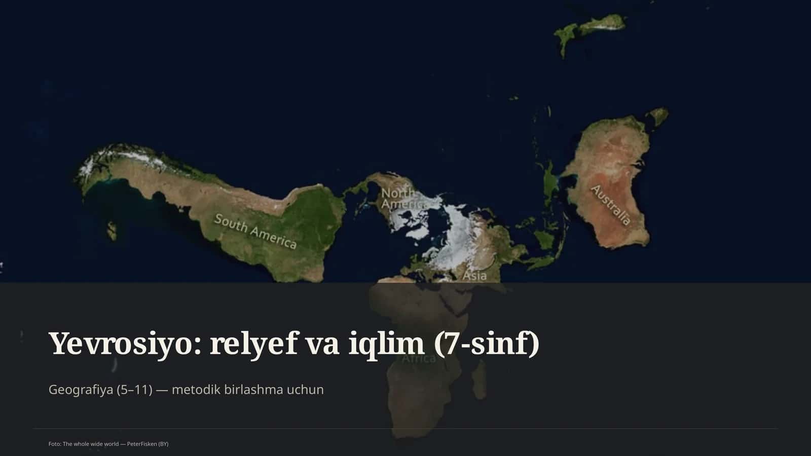 Yevrosiyo: relyef va iqlim (7-sinf) 1