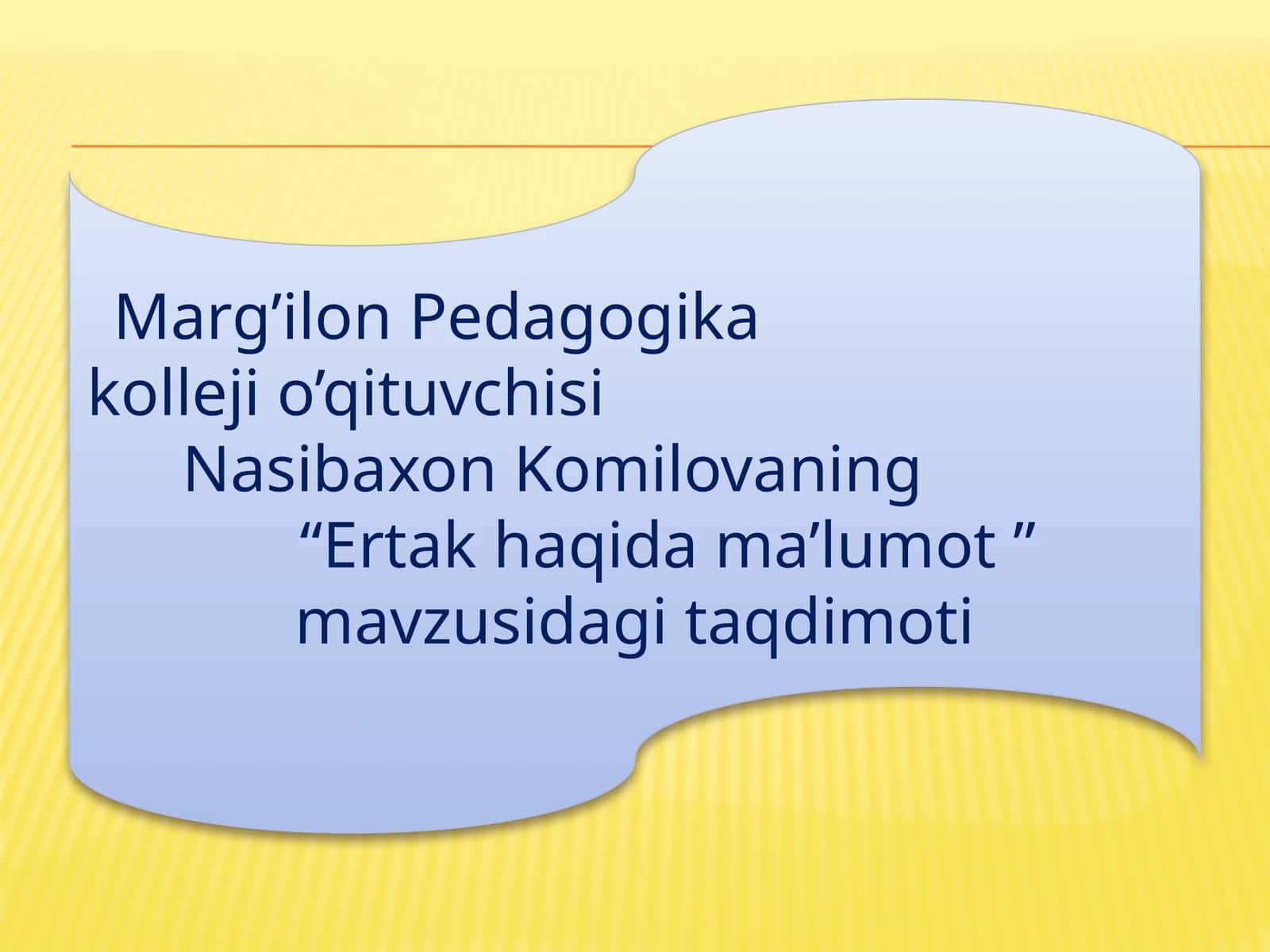 Ertak haqida ma'lumot 1