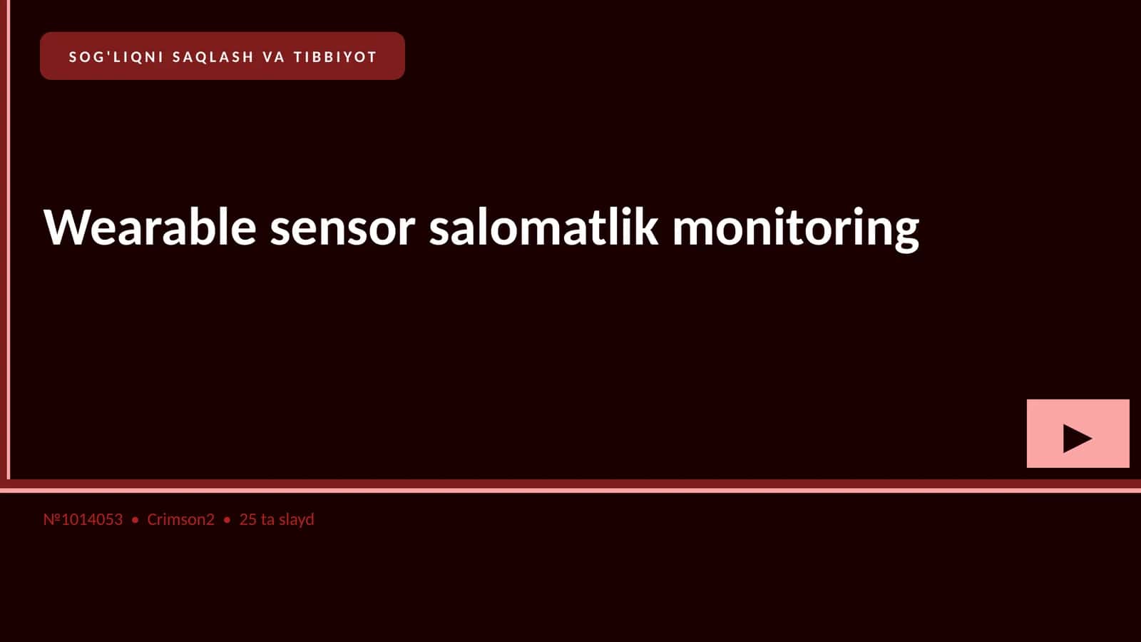 Wearable sensor salomatlik monitoring 1