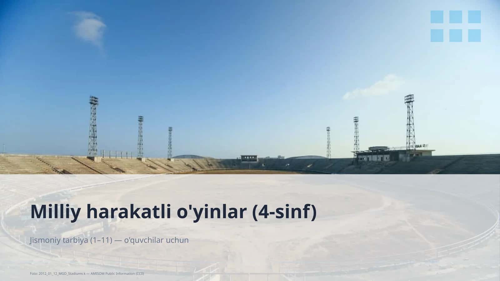 Milliy harakatli o'yinlar (4-sinf) 1