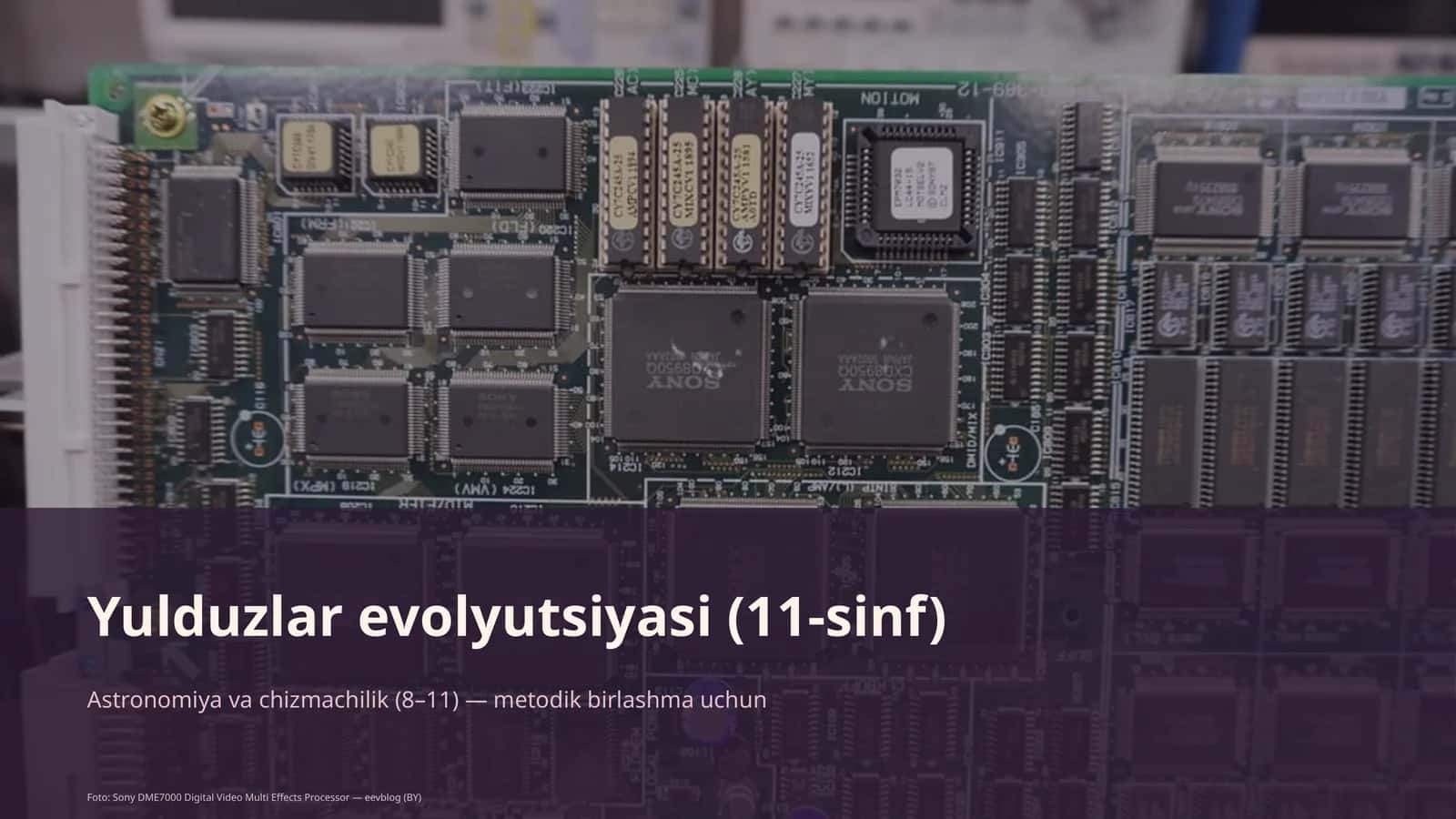 Yulduzlar evolyutsiyasi (11-sinf) 1