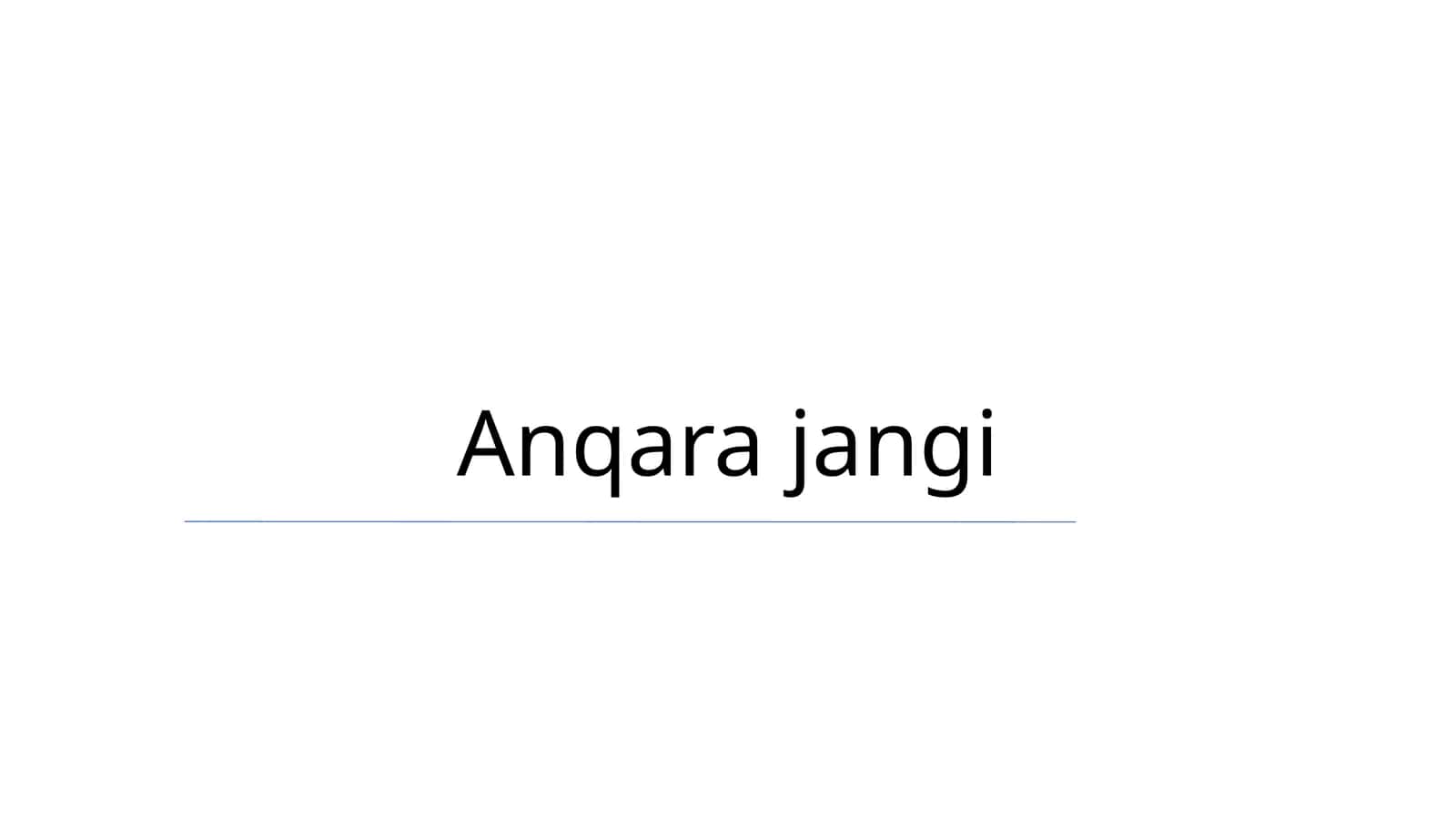 Anqara jangi 1