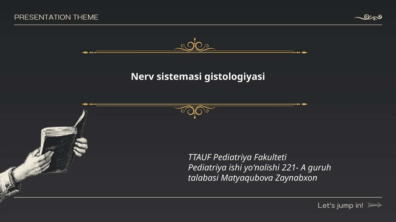 Nerv sistemasi gistologiyasi 1