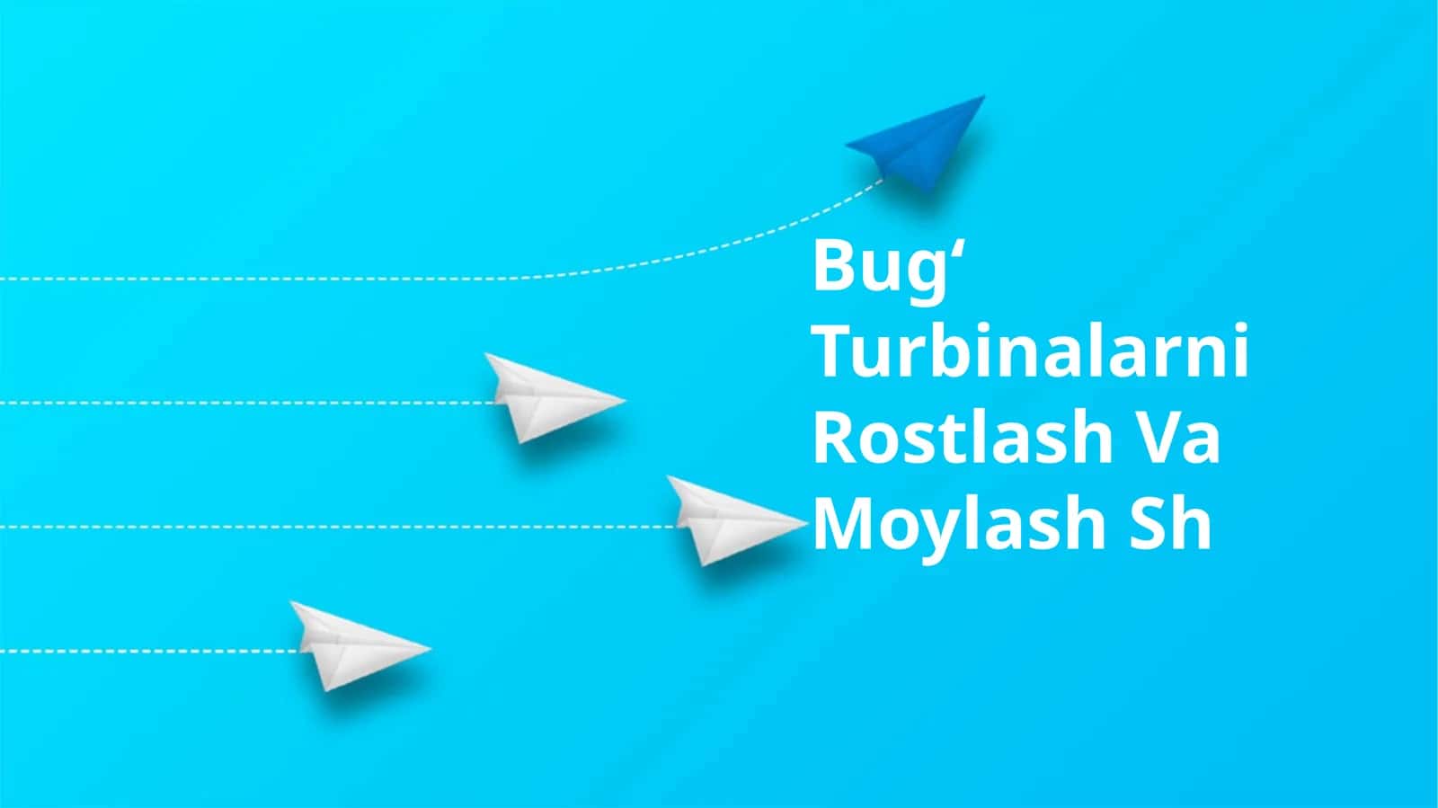 Bugʻ Turbinalarni Rostlash Va Moylash Sh 1