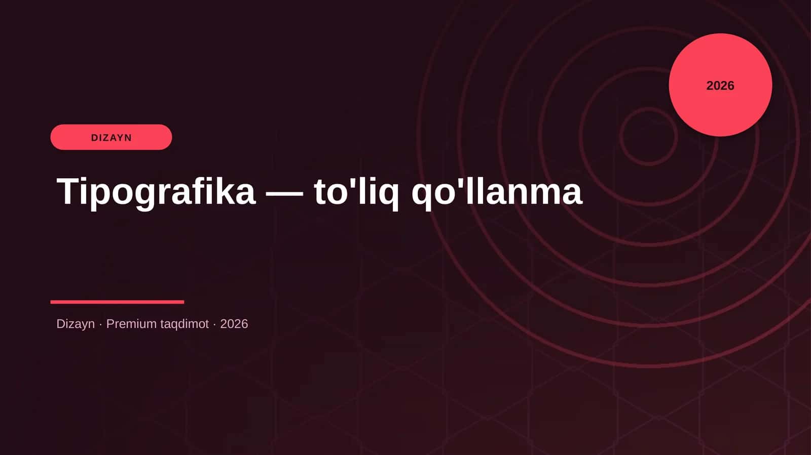 Tipografika — to'liq qo'llanma 1